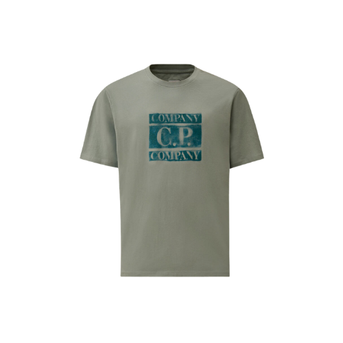 30/1 Jersey Short Sleeve Faded Logo T-Shirt