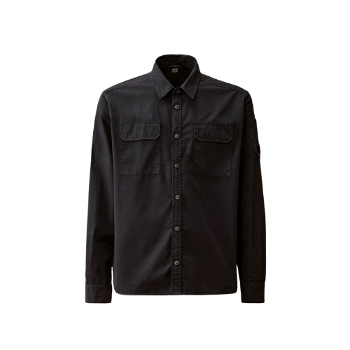 Organic Gabardine Long Sleeve Lens Shirt