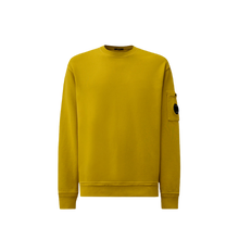 Cotton Diagonal Fleece Resist Dyed Crewneck Lens Sweatshirt