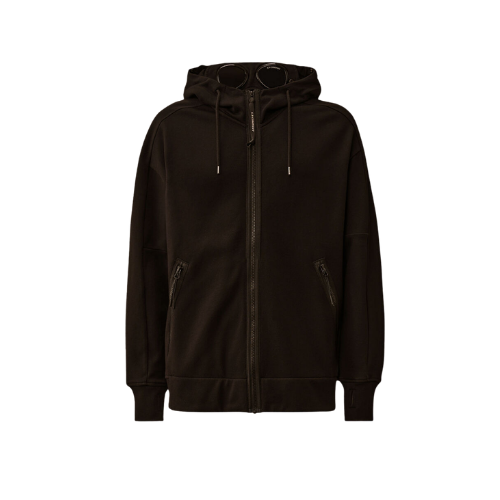 Diagonal Raised Fleece Goggle Sweatshirt