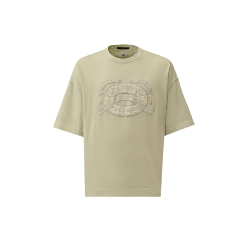 20/1 Jersey Short Sleeve Boxy Logo T-Shirt