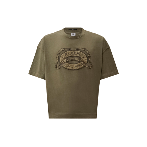 20/1 Jersey Short Sleeve Boxy Logo T-Shirt