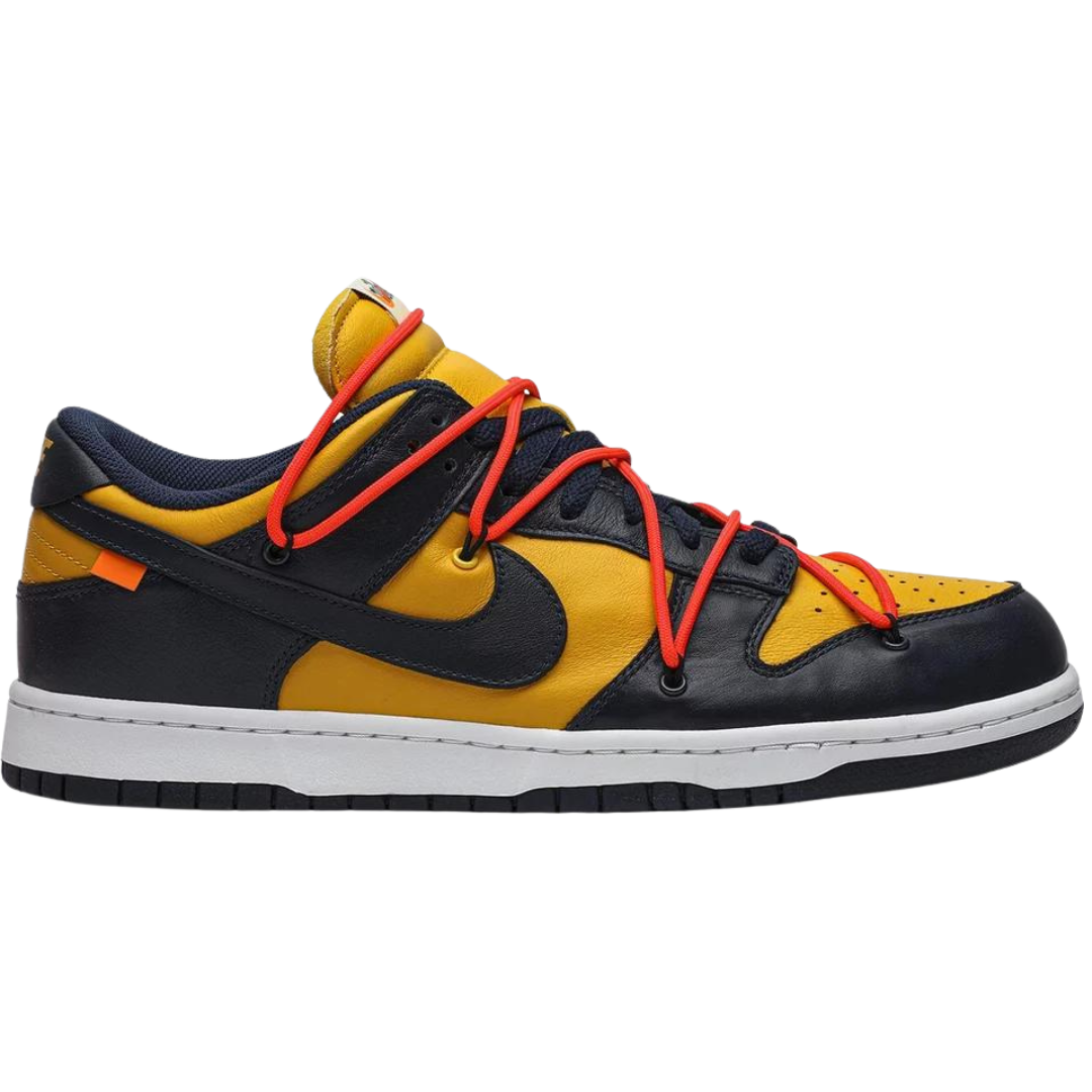 Off-White x Nike Dunk Low 'University Gold'