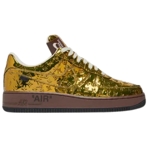Louis Vuitton x Nike Air Force 1 Low 'Metallic Gold'