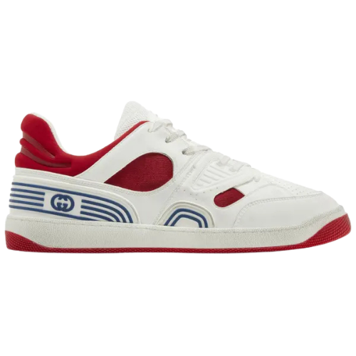 Gucci Basket Low 'White Demetra Red'