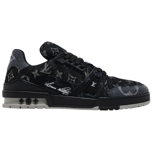 Louis Vuitton Trainer 'Black Monogram Denim'
